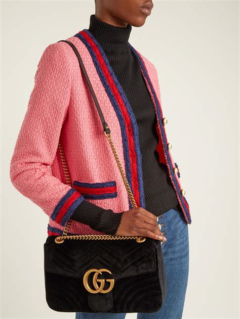 gucci marmont medium size in cm|Gucci Marmont 2.0 crossbody.